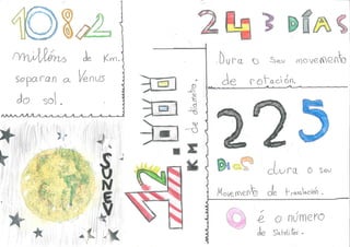 Os números do sistema solar