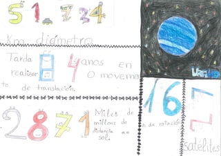 Os números do sistema solar