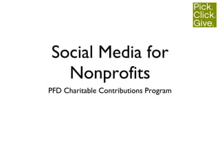 Social Media for Nonprofits ,[object Object]