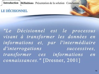 Introduction Définitions Présentation de la solution Conclusion




                                                      ...