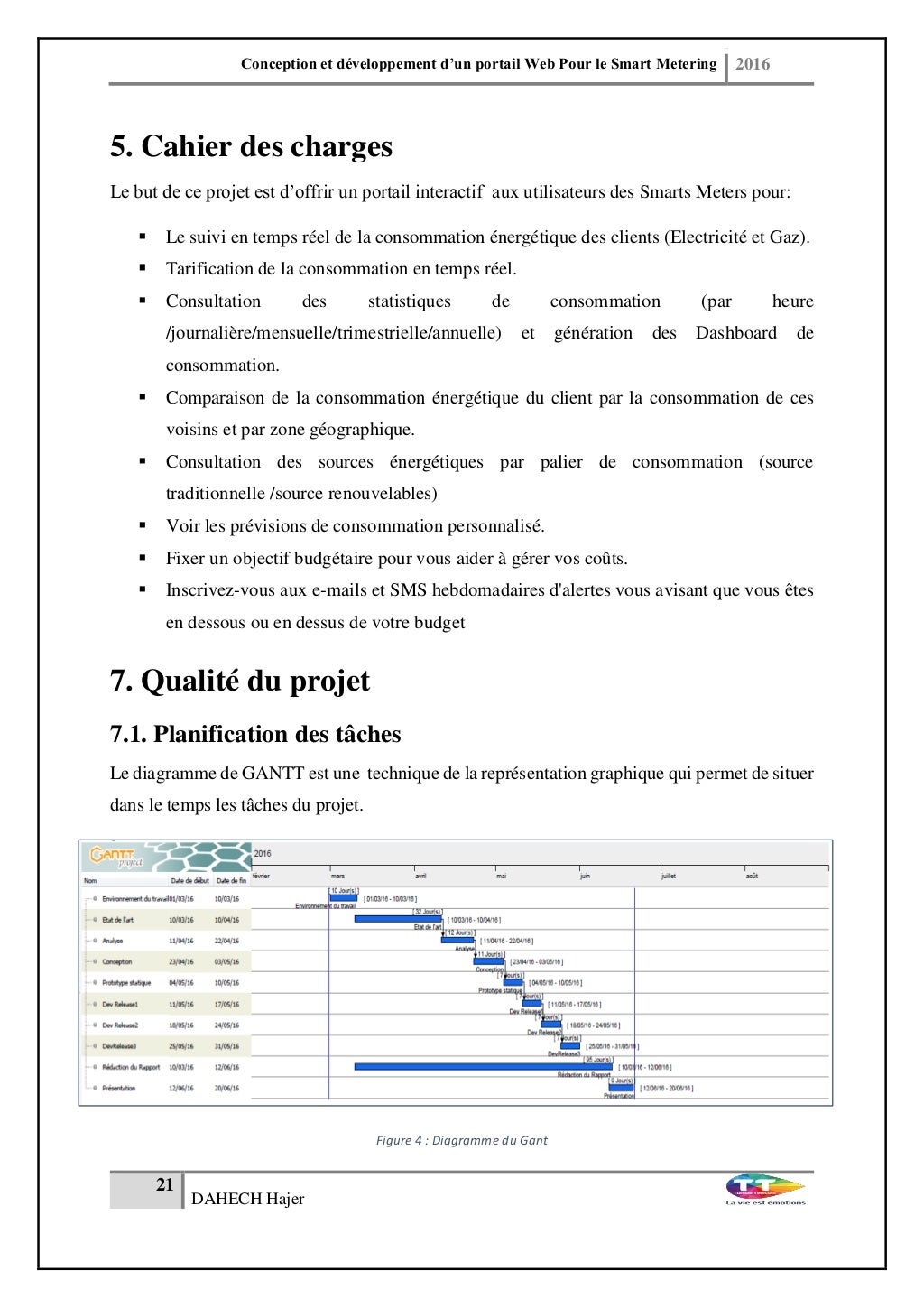 Rapport PFE "Conception et développement d'un Portail web pour le S…