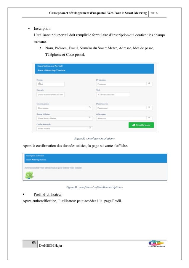 Rapport PFE "Conception et développement d'un Portail web pour le S…
