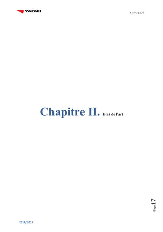 SUPTECH
2014/2015
Page17
Chapitre II. Etat de l’art
 