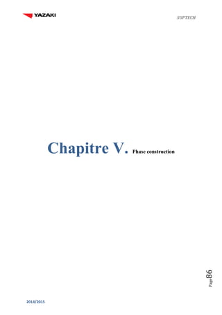 SUPTECH
2014/2015
Page86
Chapitre V. Phase construction
 