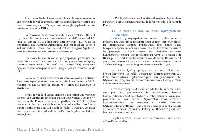 Optimisation D Une Strategie Touristique En Vallee D Ossau Avec Une C