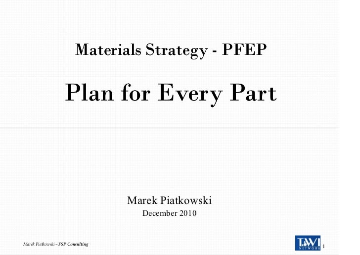 Pfep introduction