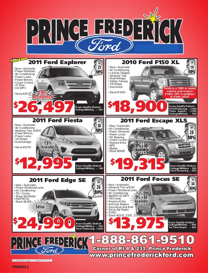Ford catalog usa