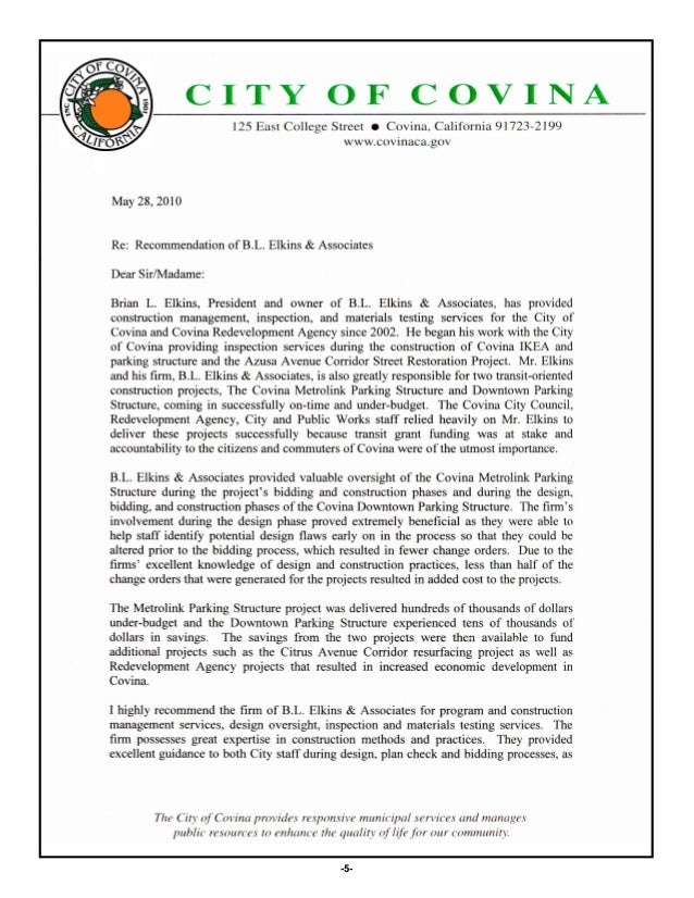 Statement of Qualifications (SOQ)