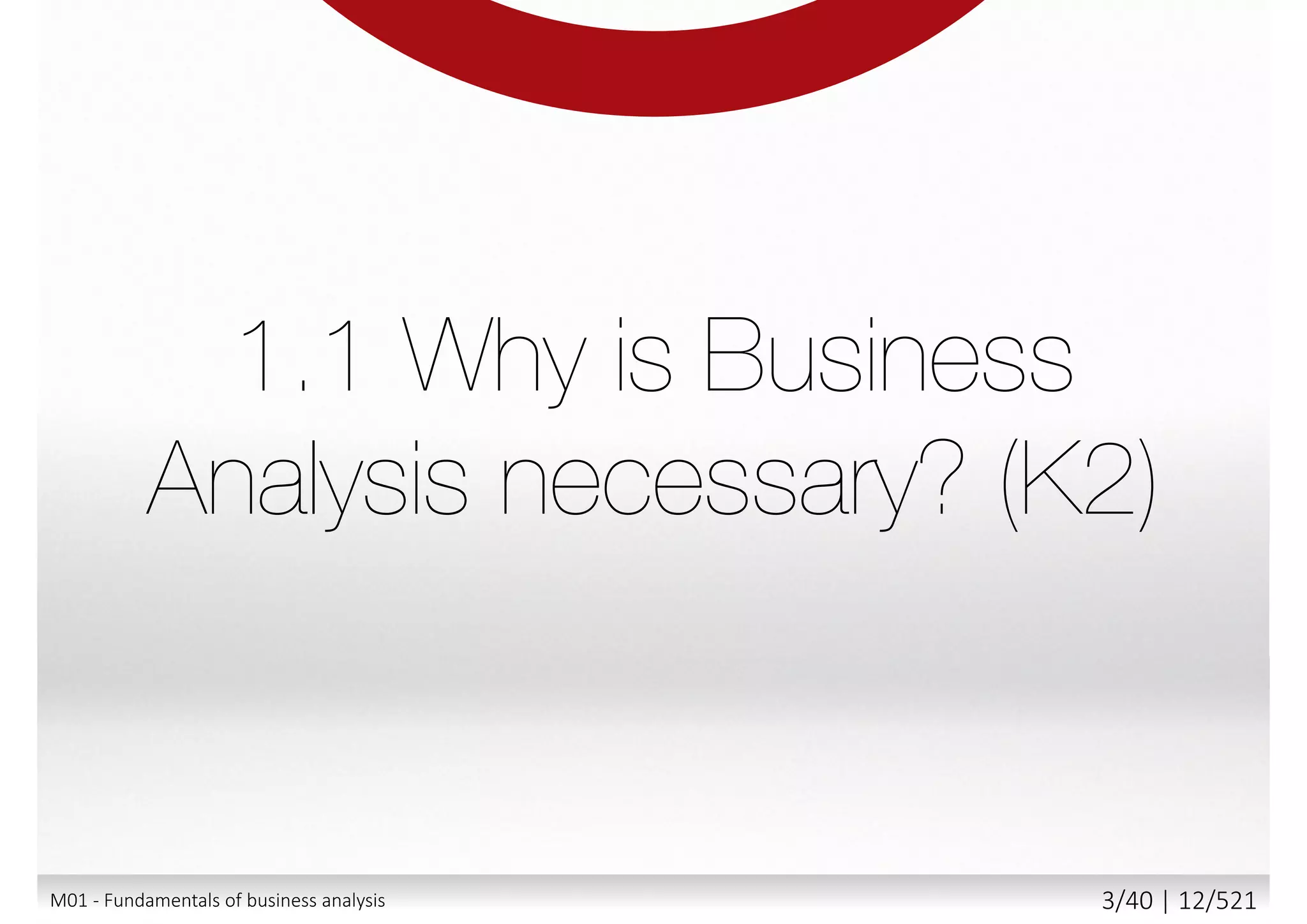 M01 - Fundamentals of business analysis 3/46 | 12/527
 