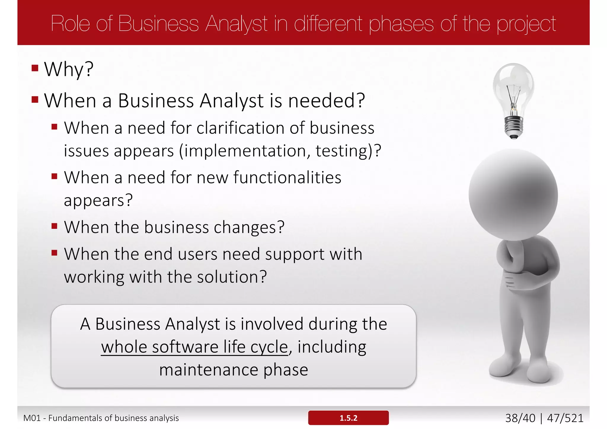M01 - Fundamentals of business analysis 38/46 | 47/527
 