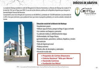 12
+ Proyectos de Cáritas Diocesana
+ Colecta Nacional "Más por Menos "
+ Haciendo Caminos
+ Fundación leo Messi
•
•
•
•
•
•
•
•
•
•
PFI - Cacciatore/Florez/Gobbi/López Ajuria/Medina/Nussbaumer/Russo/Sottimano
 