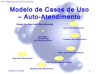 Modelo de Casos de Uso – Auto-Atendimento 