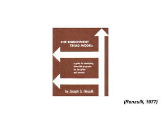 (Renzulli, 1977)
 
