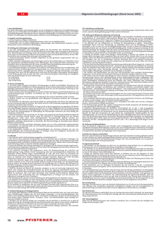 5.8 Allgemeine Geschäftsbedingungen (Stand Januar 2002) 
I. Ausschließlichkeit 
Für unsere Lieferungen und Leistungen gelten nur die nachfolgenden Allgemeinen Geschäftsbedingungen, 
soweit wir uns im Einzelfall nicht schriftlich mit deren Abänderung einverstanden erklären. Von diesen 
Geschäftsbedingungen abweichende oder sie ergänzende Bedingungen des Bestellers sind für uns unver-bindlich. 
Für Lieferungen von Software gelten zusätzlich unsere Bedingungen für Softwarelieferungen. 
II. Angebot und Vertragsabschluss 
1. Unsere Angebote erfolgen freibleibend. 
2. Bestellungen sind erst dann entgegengenommen,wenn wir sie bestätigt haben. 
3. Telefonische oder mündliche Ergänzungen, Abänderungen oder Nebenabreden bedürfen zu ihrer 
Wirksamkeit unserer schriftlichen Bestätigung. 
III. Umfang der Lieferungen und Leistungen 
1. Für alle Lieferungen oder Leistungen gelten die Vorschriften des Verbandes Deutscher 
Elektrotechniker (VDE), soweit sie für die Sicherheit der Lieferungen oder Leistungen in Betracht kom-men. 
Abweichungen sind zulässig, soweit die Sicherheit auf andere Weise gewährleistet ist. Dies gilt 
nicht, wenn wir auf besonderen Wunsch des Bestellers Geräte und Arbeitsmittel liefern, die den VDE-Vorschriften 
oder sonstigen Bestimmungen nicht entsprechen. 
2. Schutzvorrichtungen werden insoweit mitgeliefert, als dies gesetzlich vorgeschrieben oder aus-drücklich 
vereinbart ist. 
3. Maße, Gewichte, Abbildungen und Zeichnungen sind für die Ausführungen nur verbindlich, wenn 
dies ausdrücklich schriftlich bestätigt wird. Mitteilungen über technische Werte informieren aus-schließlich 
über die Beschaffenheit der Sache; sie stellen keine Beschaffenheitsvereinbarung dar. 
4. Bruttogewicht und Kistenmaße sind angenähert, aber unverbindlich. 
5. An Kostenvoranschlägen, Zeichnungen und anderen Unterlagen behalten wir uns Eigentums- und 
urheberrechtliche Verwertungsrechte uneingeschränkt vor; sie dürfen nur nach unserer vorherigen 
Zustimmung Dritten zugänglich gemacht werden. Zu Angeboten gehörige Zeichnungen und deren 
Unterlagen sind,wenn uns der Auftrag nicht erteilt wird, auf Verlangen unverzüglich zurückzugeben. 
6. Eine Lieferung gilt auch im Falle von Über- oder Unterschreitung der Liefermenge als mangelfrei, 
wenn die Abweichungen bei einer Liefermenge 
- bis 5.000 Stück 2,5 % 
- bis 10.000 Stück 2,0 % 
- über 10.000 Stück 1,0 % nicht übersteigen. 
IV. Preise und Zahlung 
1. Die Preise gelten mangels besonderer Vereinbarungen ab Werk ausschließlich Verpackung. Die 
Verpackung wird zu Selbstkosten in Rechnung gestellt. Zu den Preisen kommt die Umsatzsteuer in der 
jeweiligen gesetzlichen Höhe hinzu. Die Verpackung wird von uns bei frachtfreier Lieferung an das 
Werk Winterbach kostenlos zurückgenommen. 
2. Sollten zwischen dem Vertragsabschluss und dem Gefahrenübergang einschneidende Material- und 
Lohnpreissteigerungen eintreten, so behalten wir uns vor, eine angemessene Preiserhöhung 
vorzunehmen. 
3. Mangels besonderer Vereinbarungen sind Zahlungen frei unserer Zahlstelle in EUR zu leisten. 
4. Wechsel werden von uns grundsätzlich nicht akzeptiert; Ausnahmen bedürfen der vorherigen 
Vereinbarung. 
5. Die Annahme von Wechseln und Schecks erfolgt nur zahlungshalber; die Kosten der Diskontierung 
und der Einziehung trägt der Besteller. Wir haften nicht für nicht rechtzeitig vorgezeigte Wechsel oder 
versäumte Aufnahme eines Protests. 
6. Rechnungen sind zahlbar innerhalb 30 Tagen netto ab Rechnungsdatum; wir gewähren 2% Skonto 
vom skontofähigen Betrag bei Zahlung innerhalb von 15 Tagen. Maßgeblich für die Fristberechnung 
ist der Tag der Gutschrift des Zahlungsbetrages auf einem unserer Konten. Bei Scheckzahlungen gilt 
das Datum des Scheckeingangs als Zahlungstag. Bei Kleinmengen berechnen wir einen Betrag von 
mindestens 100,00 EUR. 
7. Sofern Rechnungen nicht innerhalb von 30 Tagen nach Zugang der Rechnung, spätestens jedoch 40 
Tage nach Lieferung bezahlt werden, gerät der Besteller in Zahlungsverzug und wir können 
Verzugszinsen sowie einen etwa weitergehenden Verzugsschaden geltend machen. Bei 
Zahlungsverzug des Bestellers sind wir berechtigt, Verzugszinsen in Höhe von 8% über dem bekannt 
gegebenen jeweiligen Basiszinssatz zu berechnen. Wir sind berechtigt, im Einzelfall einen höheren 
Schaden nachzuweisen. 
8. Der Besteller ist nicht berechtigt, Zahlungen wegen von uns nicht anerkannter Gegenansprüche 
zurückzuhalten. Der Besteller kann nur mit solchen Forderungen aufrechnen, die unbestritten oder 
rechtskräftig festgestellt sind. 
9. Bei begründeten Zweifeln an der Zahlungsfähigkeit des Bestellers behalten wir uns vor, 
Vorauszahlungen oder Sicherheitsleistungen zu verlangen sowie bei erfolglosem Verstreichen der 
dafür gesetzten Frist vom Vertrag zurückzutreten. 
V. Lieferzeit 
1. Die Lieferzeit wird in Kalendertagen angegeben („Ausliefertermin“). 
2. Wir sind an diese Lieferzeit nur gebunden, wenn der Besteller die zu liefernden Unterlagen, die 
erforderlichen Genehmigungen, Freigaben und Genehmigungen der Pläne rechtzeitig beibringt sowie 
eine gegebenenfalls vereinbarte Anzahlung fristgemäß vorher leistet.Werden diese Voraussetzungen 
nicht rechtzeitig erfüllt, so wird die Lieferzeit angemessen verlängert. 
3. Ändert der Besteller den Auftrag nachträglich, so verlängert sich die Lieferzeit jeweils angemessen. 
4. Die Lieferzeit ist eingehalten,wenn bis zu ihrem Ablauf der Liefergegenstand das Werk verlassen hat 
oder die Versandbereitschaft mitgeteilt ist. 
5. Die Lieferfrist verlängert sich angemessen, wenn die Nichteinhaltung der Lieferfrist auf 
Mobilmachung, Krieg, Aufruhr, Streik, Aussperrung oder auf unvorhergesehene Hindernisse, die 
außerhalb unseres Willens liegen, zurückzuführen ist. Dies gilt auch, wenn die Umstände bei 
Unterlieferern eintreten. Die vorbezeichneten Umstände sind von uns auch dann nicht zu vertreten, 
wenn sie während eines bereits vorliegenden Verzuges entstehen. Beginn und Ende derartiger 
Hindernisse werden wir in wichtigen Fällen dem Besteller baldmöglichst mitteilen. 
6. Wenn dem Besteller wegen einer Verzögerung, die infolge unseres Verschuldens entstanden ist, 
Schaden erwächst, so ist er unter Ausschluss weiterer Ansprüche berechtigt, eine Verzugsentschädi-gung 
zu fordern. Sie beträgt für jede volle Woche der Verspätung 0,5%, im Ganzen aber höchstens 5% 
vom Wert desjenigen Teils der Gesamtlieferung, die infolge der Verspätung nicht rechtzeitig oder nicht 
vertragsgemäß benutzt werden kann. 
7. Wird der Versand auf Wunsch des Bestellers verzögert, so sind wir berechtigt, beginnend einen 
Monat nach Anzeige der Versandbereitschaft, die durch die Lagerung entstandenen Kosten, bei 
Lagerung in unserem Werk mindestens jedoch 0,5% des Rechnungsbetrages für jeden angefangenen 
Monat zu berechnen. Wir sind ferner berechtigt, nach Setzung und fruchtlosem Verlauf einer 
angemessenen Frist anderweitig über den Liefergegenstand zu verfügen und den Besteller mit 
angemessen verlängerter Frist zu beliefern. 
8. Die Einhaltung der Lieferfrist setzt die Erfüllung der Vertragspflichten des Bestellers voraus. 
9. Der Besteller ist berechtigt, von dem Vertrag über die jeweils verspätete Lieferung zurückzutreten 
oder Schadensersatz zu verlangen, wenn der Lieferant sich in Verzug befindet und eine vom Besteller 
gesetzte angemessene Nachfrist mit Ablehnungsandrohung fruchtlos abgelaufen ist. 
10. Der Besteller ist verpflichtet, sich auf unser Verlangen innerhalb einer angemessenen Frist zu er-klären, 
ob er wegen der Verzögerung der Lieferung vom Vertrag zurücktritt und/oder Schadensersatz 
statt der Leistung verlangt oder auf die Lieferung besteht. 
VI. Gefahrenübergang und Entgegennahme 
1. Die Gefahr geht spätestens mit der Absendung ab Werk auf den Besteller über, und zwar auch dann, 
wenn Teillieferungen erfolgen oder wir noch andere Leistungen, z. B. die Versendungskosten oder 
Anfuhr und Aufstellung übernommen haben. Auf Wunsch des Bestellers werden wir die Sendung auf 
seine Kosten gegen Diebstahl, Bruch-, Transport-, Feuer- und Wasserschaden sowie sonstige ver-sicherbare 
Risiken versichern. 
2. Verzögert sich der Versand infolge von Umständen, die der Besteller zu vertreten hat, so geht die 
Gefahr vom Tage der Versandbereitschaft ab auf den Besteller über, jedoch ist der Lieferer verpflichtet, 
auf Wunsch und Kosten des Bestellers die Versicherungen zu bewirken, die dieser verlangt. 
3. Angelieferte Gegenstände sind, auch wenn sie unwesentliche Mängel aufweisen, vom Besteller 
unbeschadet der Rechte aus Nr. VIII entgegenzunehmen. 
4. Teillieferungen sind zulässig. 
78 www. .de 
VII. Aufstellung und Montage 
Für jede Art von Aufstellung und Montage gelten diese Lieferbedingungen entsprechend, soweit nicht 
unsere separaten Montagebedingungen etwas anderes bestimmen. 
VIII. Haftung für Mängel der Lieferung und Leistung 
1. Der Besteller hat die empfangene Ware unverzüglich nach Eintreffen auf Mängel und garantierte 
Beschaffenheit zu untersuchen. Offensichtliche Mängel der Lieferung hat er uns unverzüglich, 
spätestens innerhalb von sieben Tagen nach Eingang der Lieferung, versteckte Mängel innerhalb von 
sieben Tagen nach Entdeckung, schriftlich zu melden. Andernfalls gilt die Lieferung als genehmigt. 
2. Der Besteller hat uns Gelegenheit zur Prüfung der Beanstandung zu geben, insbesondere 
beschädigte Waren und ihre Verpackung zur Inspektion durch uns zur Verfügung zu stellen. 
Verweigert er dies, so sind wir von der Mängelhaftung befreit. Ist dies in Fällen der Gefährdung der 
Betriebssicherheit oder zur Abwehr unverhältnismäßig großer Schäden dringend notwendig, ist der 
Besteller berechtigt, den Mangel selbst oder durch Dritte beseitigen zu lassen und von uns Ersatz der 
notwendigen Kosten zu verlangen. Dasselbe gilt für den Fall, dass wir mit der Beseitigung des Mangels 
in Verzug sind. In jedem Fall hat uns der Besteller sofort zu verständigen. 
3. Verlangt der Besteller wegen eines Mangels Nacherfüllung, so können wir wählen, ob wir den 
Mangel selbst beseitigen oder mangelfreie Ware als Ersatz liefern. Ersetzte Ware ist an uns zurück-zugeben. 
Wenn eine Nachbesserung oder Ersatzlieferung nicht möglich ist oder verweigert wird oder 
aus sonstigen, von uns zu vertretenden Gründen innerhalb einer vom Besteller bestimmten 
angemessenen Frist nicht erfolgt oder fehl schlägt, kann der Besteller nach seiner Wahl vom Vertrag 
zurücktreten oder den Kaufpreis mindern. 
4. Von den durch die Nachbesserung oder Ersatzlieferung entstehenden Kosten tragen wir – soweit sich 
die Beanstandung als berechtigt herausstellt – die Kosten des Ersatzstücks einschließlich des Versands 
sowie die angemessenen Kosten des Aus- und Einbaus. Weitere etwaige beim Besteller entstehende 
Kosten trägt dieser selbst. Notwendige Montage- und Reisekosten, die im Zusammenhang mit 
unberechtigten Mängelrügen entstehen, hat der Besteller zu bezahlen. 
5. Bei Geräten und Arbeitsmitteln, die nicht den VDE-Vorschriften oder sonstigen Bestimmungen 
entsprechen, die wir jedoch auf besonderen Wunsch des Bestellers fertigen, haften wir nicht. 
6. Wir haften nicht für Schäden oder Mängel der Ware, die durch natürliche Abnutzung, übermäßige 
Beanspruchung, Einsatz unter Nichtbeachtung unserer Bedienungsanleitungen, ungeeignete oder 
unsachgemäße Verwendung, fehlerhafte Montage oder Inbetriebsetzung durch den Besteller oder 
Dritte, nachträgliche Veränderung durch den Besteller oder Dritte, fehlerhafte oder nachlässige 
Behandlung, ungeeigneten Baugrund, chemische, elektrochemische oder elektrische Einflüsse entste-hen, 
sofern diese nicht auf unser Verschulden zurückzuführen sind. 
7. Weitergehende Ansprüche des Bestellers, insbesondere auf Schadensersatz statt der Leistung und 
auf Ersatz eines sonstigen unmittelbaren oder mittelbaren Schadens, einschließlich Begleit- oder 
Folgeschadens – gleichgültig aus welchem Rechtsgrund – sind ausgeschlossen. Dies gilt nicht, wenn 
- wir einen Rechts- oder Sachmangel arglistig verschwiegen oder eine Garantie für die Beschaffenheit 
der Waren, übernommen haben 
- der Schaden auf Vorsatz oder grobe Fahrlässigkeit von uns, unserer gesetzlichen Vertreter oder 
Erfüllungsgehilfen oder einer fahrlässigen Verletzung wesentlicher Vertragspflichten durch diese 
Person beruht, oder 
- eine schuldhafte Pflichtverletzung durch uns oder unsere gesetzlichen Vertreter oder Erfüllungs-gehilfen 
zu einem Körper- oder Gesundheitsschaden geführt hat. 
Im Fall einfacher Fahrlässigkeit ist jedoch unsere Ersatzpflicht der Höhe nach auf den vertragsty-pischen, 
vorhersehbaren Schaden beschränkt. 
8. Die Bestimmungen gemäß Abs. 7 gelten entsprechend für direkte Ansprüche des Bestellers gegen 
unsere gesetzlichen Vertreter oder Erfüllungsgehilfen. 
9. Sämtliche Mängelansprüche des Bestellers einschließlich der in Abs. 7 und 8 geregelten 
Schadensersatzansprüche verjähren in einem Jahr nach Ablieferung der Ware an den Besteller bzw. 
Erbringung der Leistung. Für Ersatzstücke und die Ausbesserung beträgt die Verjährungsfrist zwölf 
Monate, sie läuft aber mindestens bis zum Ablauf der ursprünglichen Verjährungsfrist für den 
Liefergegenstand. Die Frist für die Mängelhaftung an dem Liefergegenstand wird um die Dauer der 
durch die Nachbesserungsarbeiten verursachten Betriebsunterbrechung verlängert. Die Regelungen 
dieses Absatzes gelten nicht, soweit das Gesetz gemäß §§ 438 Abs. 1 Nr. 2 (Bauwerke und Sachen für 
Bauwerke), 479 Abs. 1 (Rückgriffsanspruch) und 634 a Abs. 1 Nr. 2 (Baumängel) BGB längere Fristen 
vorschreibt. 
IX. Haftung und Nebenpflichten 
Kann der gelieferte Gegenstand vom Besteller nicht vertragsgemäß verwendet werden, weil wir 
schuldhaft vertragliche Nebenpflichten verletzt oder nach Vertragsabschluss erforderliche Vorschläge 
oder Beratungen unterlassen oder fehlerhaft unternommen haben, so gelten unter Ausschluss weiter-er 
Ansprüche des Bestellers die Regelungen VIII. entsprechend. 
X. Rechte des Lieferers auf Rücktritt 
Wird uns nach Abschluss des Kaufvertrages bekannt, dass beim Besteller fruchtlos gepfändet worden 
ist oder erhalten wir andere gleichgewichtige Hinweise auf den Vermögensverfall des Bestellers, so 
können wir Sicherheit für die Gegenleistung verlangen oder unter Anrechnung der von uns gemach-ten 
Aufwendungen vom Vertrag zurücktreten. 
XI. Eigentumsvorbehalt 
1. Wir behalten uns das Eigentum an allen von uns gelieferten Gegenständen bis zur vollständigen 
Bezahlung aller aus der Geschäftsverbindung entstandenen Forderungen vor. 
2. Der Besteller ist zur Weiterveräußerung im gewöhnlichen Geschäftsgang berechtigt. Der Besteller 
tritt für den Fall der Weiterübereignung der Ware schon jetzt sämtliche Ansprüche gegen den Erwerber 
an uns ab. Wir nehmen diese Abtretungen an. 
3. Erfolgt die Zahlung durch Scheck oder Wechsel, so behalten wir uns das Eigentum an dem 
Liefergegenstand bis zur Einlösung des Schecks vor oder bis zum Erlöschen unserer Haftung aus dem 
Wechsel einschließlich eines Wechselbereicherungsanspruchs. 
4. Verpfändung oder Sicherungsübereignung ist unzulässig, im Falle einer Pfändung durch Dritte sind 
wir hiervon unverzüglich zu benachrichtigen. 
5. Die Geltendmachung des Eigentumsvorbehalts sowie die Pfändung des Liefergegenstands durch uns 
gilt nicht als Rücktritt vom Vertrag, sofern nicht § 503 BGB Anwendung findet. 
6. Wir verpflichten uns, auf Verlangen des Bestellers die uns nach Nr. 1 und Nr. 2 zustehenden 
Sicherheiten insoweit freizugeben, als ihr realisierbarer Wert die zu sichernden Forderungen um 20 v. 
H. übersteigt. 
7. Bei Zahlungsverzug ist der Besteller, auch ohne dass wir vom Vertrag zurücktreten, zur Herausgabe 
der unter Eigentumsvorbehalt stehenden Ware verpflichtet. Für diesen Fall gestattet der Besteller uns 
hiermit unwiderruflich, die Vorbehaltsware sofort abzuholen und seine Geschäfts- und Lagerräume zu 
diesem Zweck ungehindert zu betreten. Die Geltendmachung des Eigentumsvorbehalts sowie die 
Pfändung der Vorbehaltsware durch uns gilt nicht als Rücktritt vom Vertrag. Nach Rücknahme der 
Vorbehaltsware sind wir zu deren freihändiger Verwertung berechtigt. Der Verwertungserlös ist auf 
die Verbindlichkeit des Bestellers abzüglich angemessener Verwertungskosten anzurechnen. 
XII. Gerichtsstand 
Alleiniger Gerichtsstand ist, wenn der Besteller Vollkaufmann ist, für alle aus dem Vertragsverhältnis 
sich mittelbar oder unmittelbar ergebenden Streitigkeiten Stuttgart. Jede der Vertragsparteien ist 
jedoch berechtigt, die andere Partei auch an ihrem allgemeinen Gerichtsstand zu verklagen. 
XIII. Rechtsstatut 
Die Parteien vereinbaren ausdrücklich, dass der Vertrag deutschem Recht unterliegt. Die Anwendung 
des Übereinkommens vom 11.4.1980 über Verträge über den internationalen Warenverkauf ist aller-dings 
ausgeschlossen. 
XIV. Teilnichtigkeiten 
Sollte eine der Bestimmung ganz oder teilweise unwirksam sein, so berührt dies die Gültigkeit der 
übrigen Bestimmungen nicht. 
 