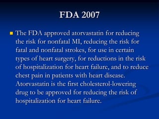 Statin Therapy Can Reduce the Risk of Coronary Heart Disease (CHD)Friday KE. Exp Biol Med. 2003,228:769-778Wilt TJ et al. Arch Intern Med. 2004;164:1427-1436