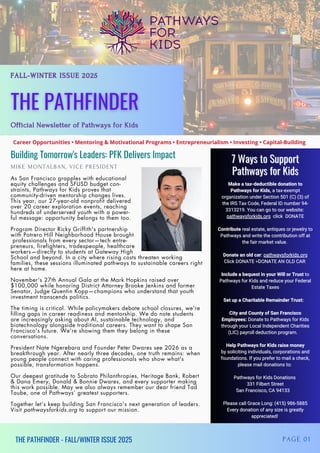 Pathfinde Rember Pathways For Kids Newsletter: Pathfinder FW 2025 | PDF