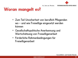 Freiwilligenarbeit in der Langzeitpflege: Freiwilligenarbeit in der Langzeitpflege: