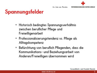 Freiwilligenarbeit in der Langzeitpflege: Freiwilligenarbeit in der Langzeitpflege:
