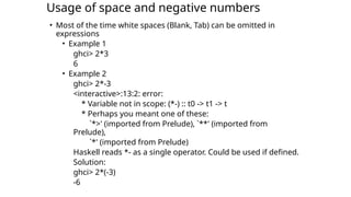 Local Variable Haskell Principles of Functional Languages_Haskell | PPTX