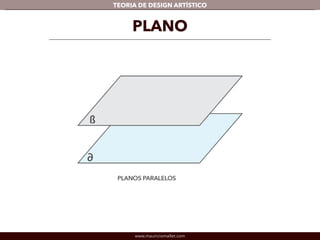 TEORIA DE DESIGN ARTÍSTICO 
PLANO 
www.mauriciomallet.com 
 