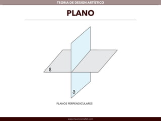 TEORIA DE DESIGN ARTÍSTICO 
PLANO 
www.mauriciomallet.com 
 