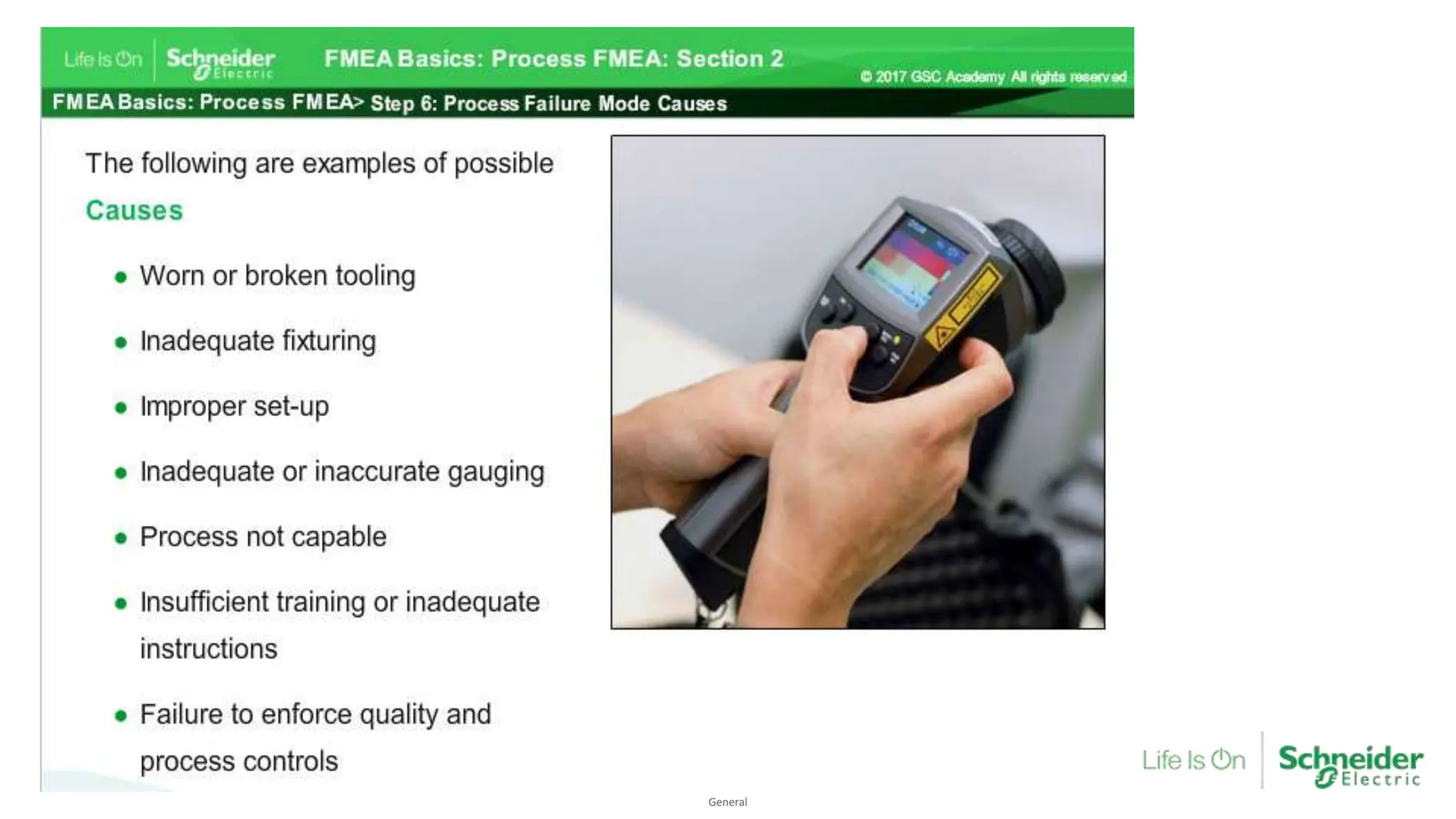 General
Confidential Property of Schneider Electric |
 