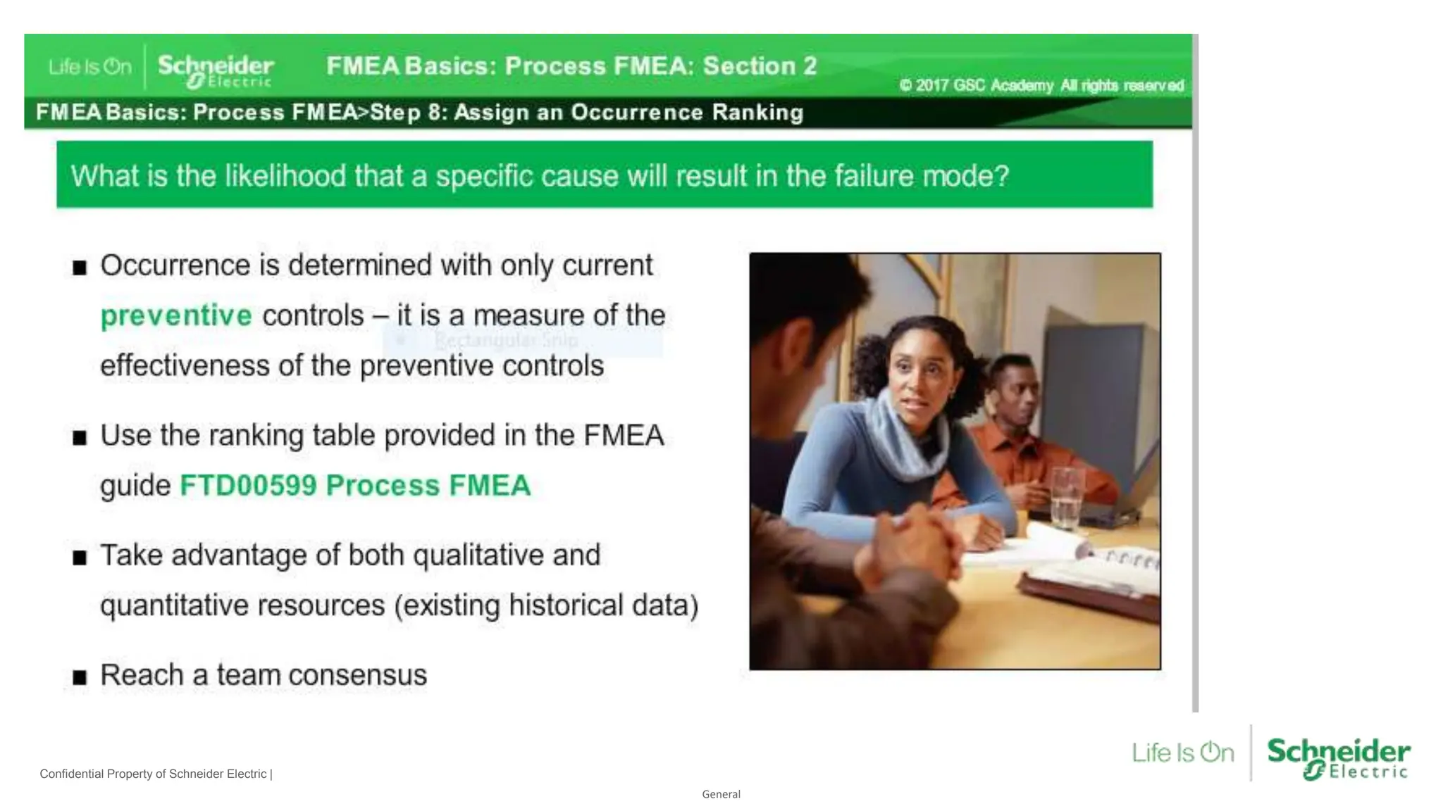 General
Confidential Property of Schneider Electric |
 