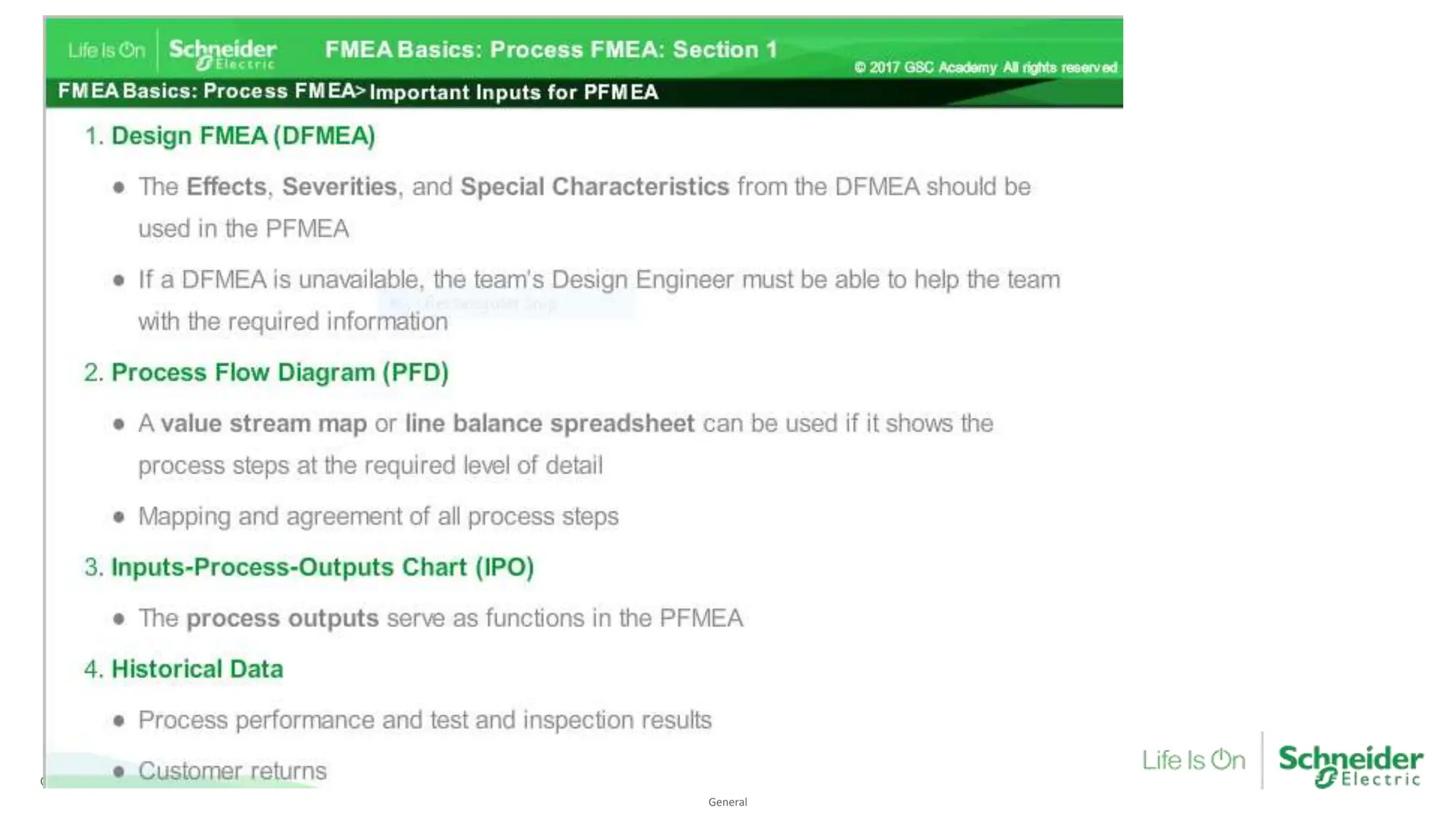 General
Confidential Property of Schneider Electric |
 