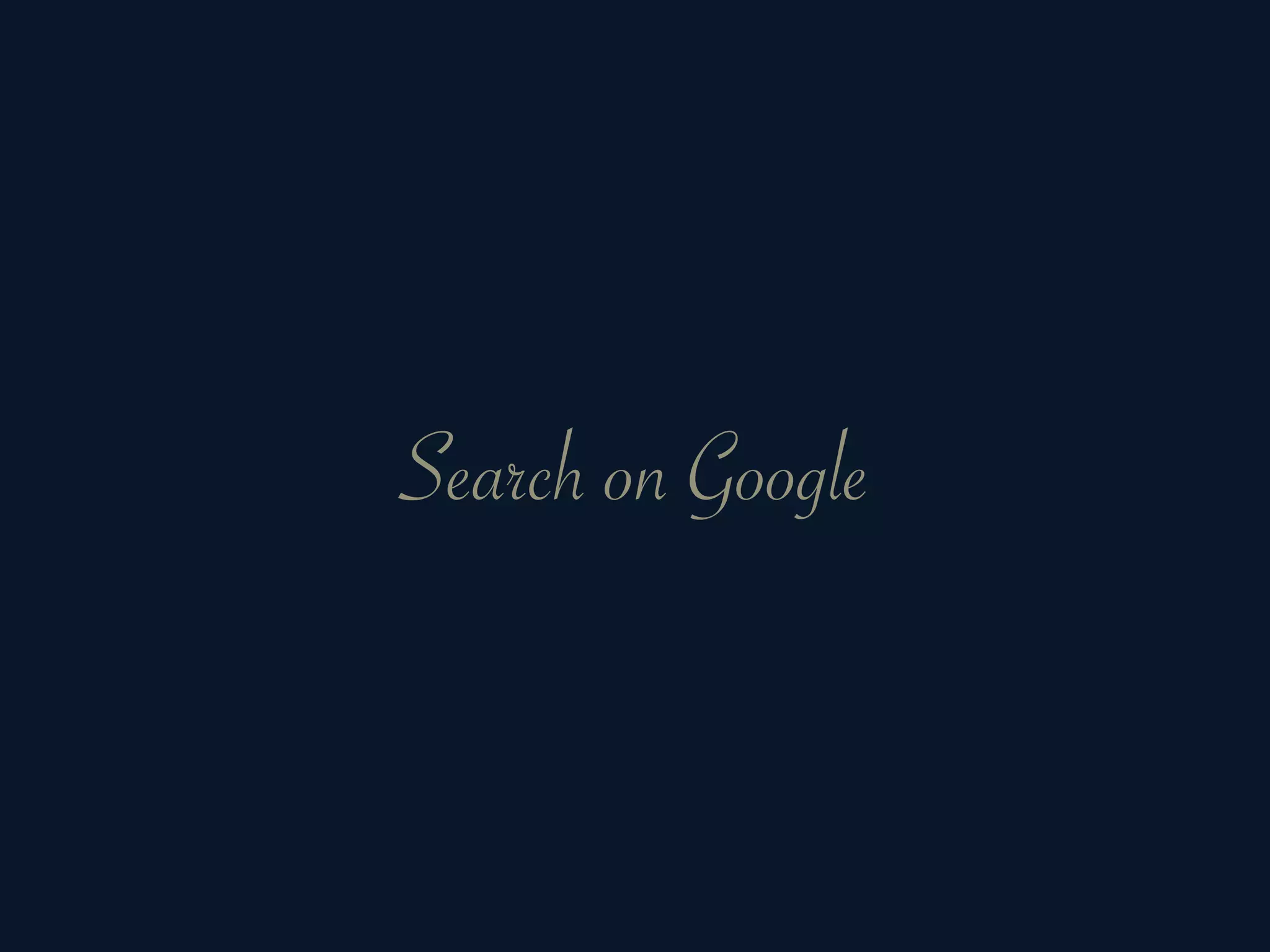 Search on Google
 