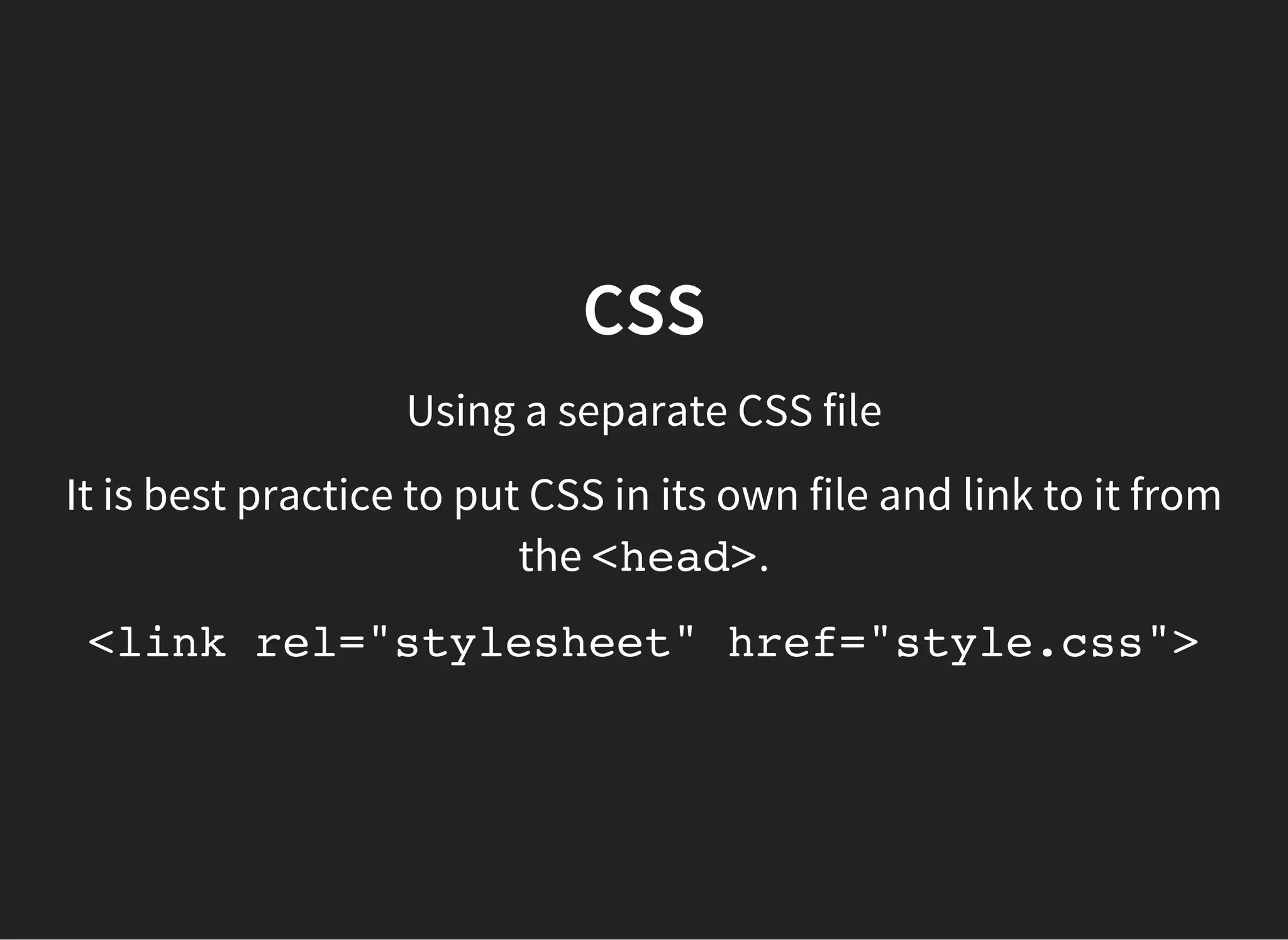 CSS BREAK DOWN
p {
color: red;
font-weight: bold;
}
 