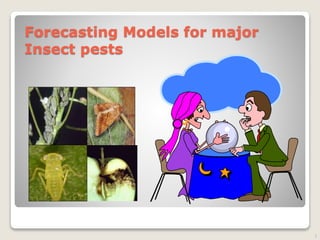 Forecasting Models for major
Insect pests
1
 