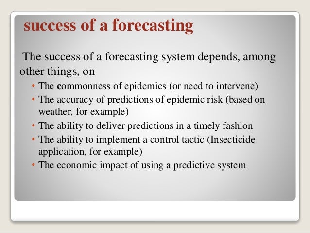 Forecasting Model For Insect Pest