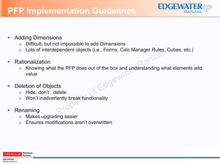 Oracle EPM Project Financial Planning (PFP) – A First Look | PDF