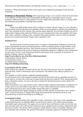 Principles of processing and preservation | DOC