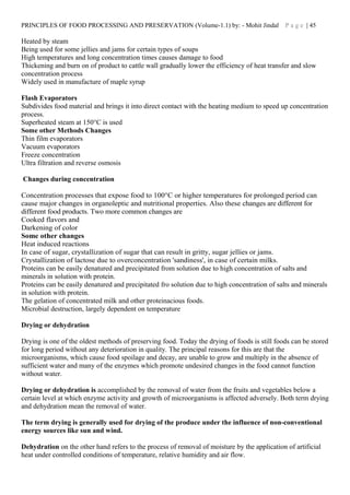 Principles of processing and preservation | DOC