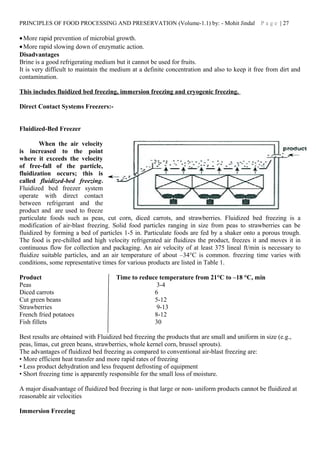 PRINCIPLES OF FOOD PROCESSING AND PRESERVATION updated | DOC