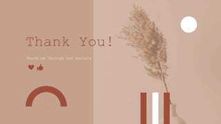 Thank You!
Reach us through our socials
 