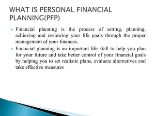 PERSONAL FINANCIAL PLANNING | PPTX