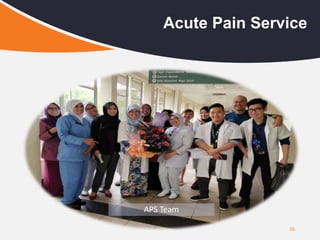 36
Acute Pain Service
APS Team
 
