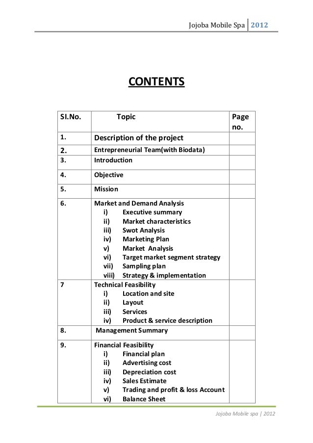 contents of biodata