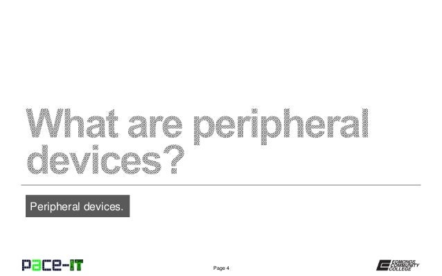 Peripheral Values Examples Peripheral Devices Examples