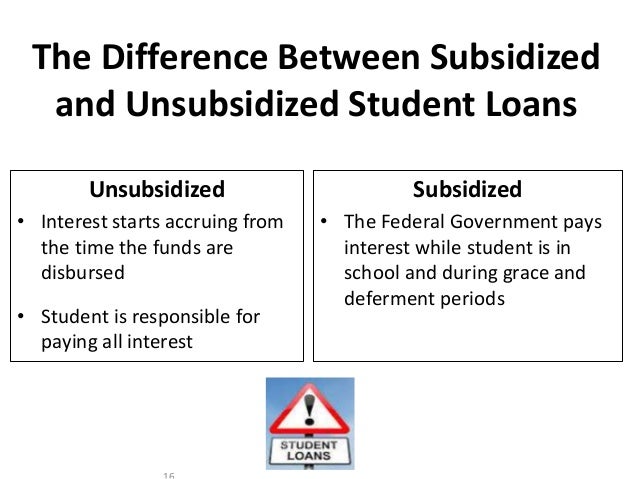 bellabethdesigns: Difference Between Unsub And Sub Loans
