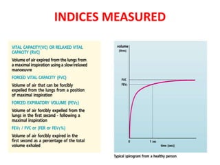 INDICES MEASURED 
 