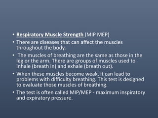 Weak Mip Values pulmonary function test | PPTX