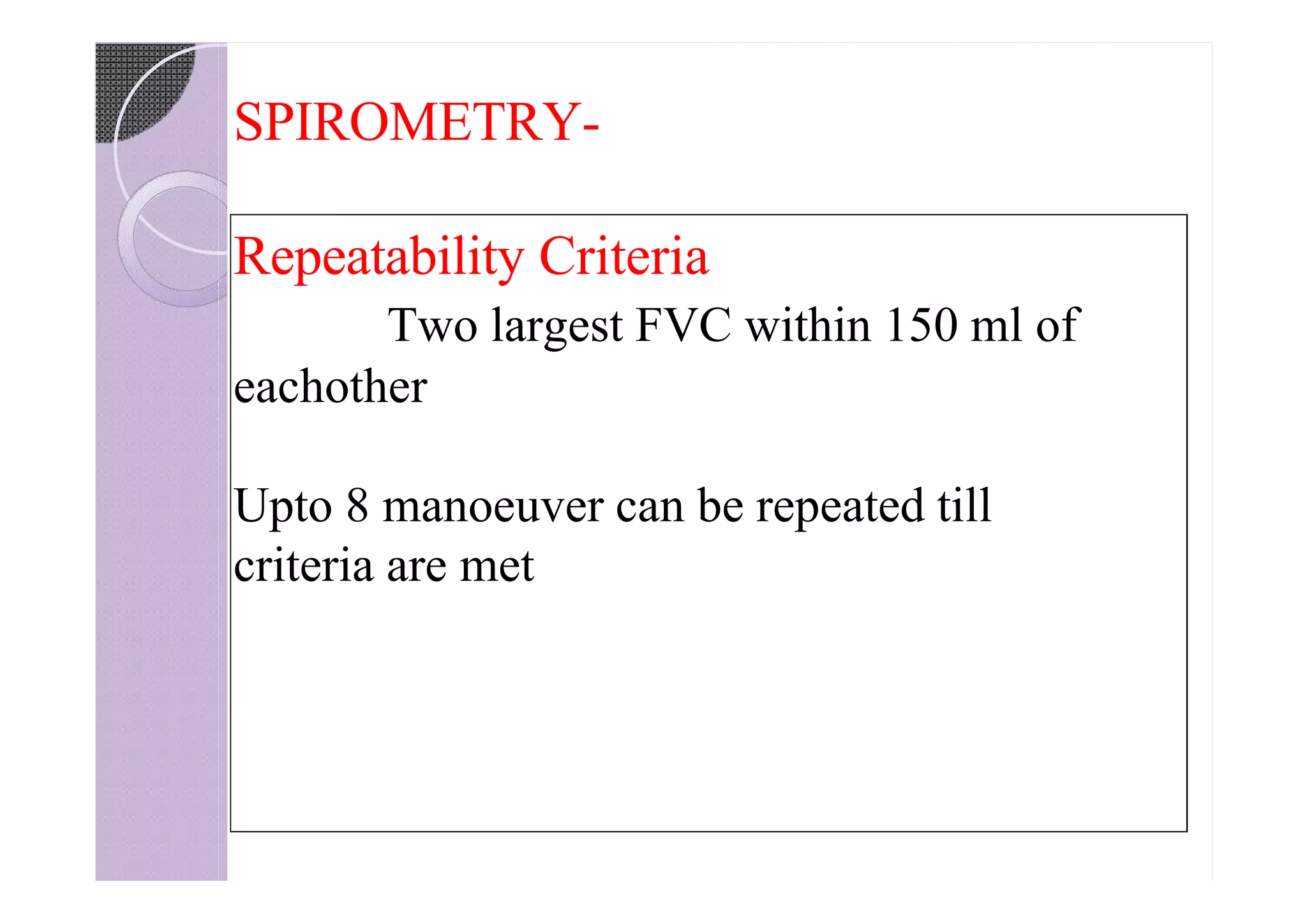 Pulmonary function tests | PPTX