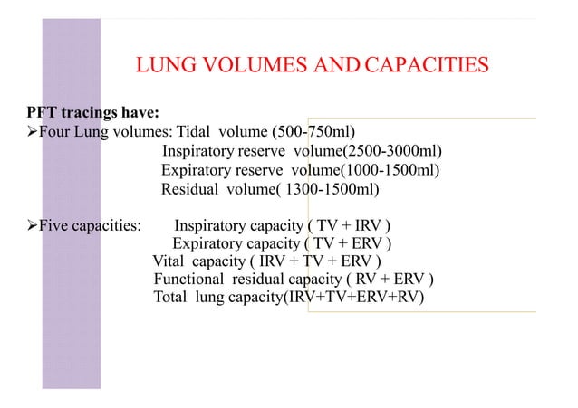 Pulmonary function tests | PPTX