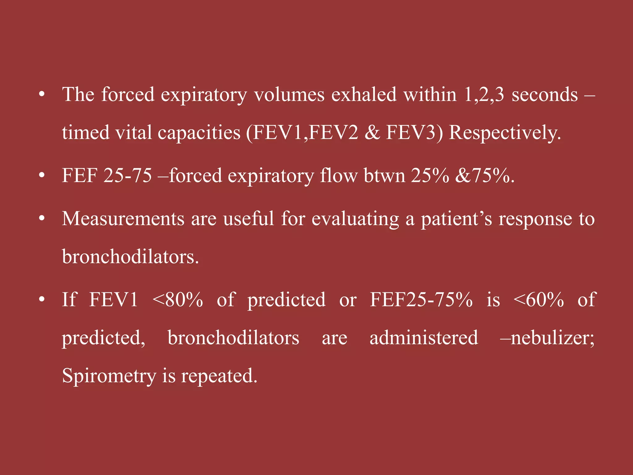PULMONARY FUNCTION TEST | PPTX