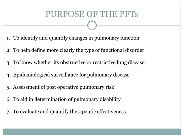 pulmonary functions test powerpoint.pptx | Lung and Respiratory Health ...