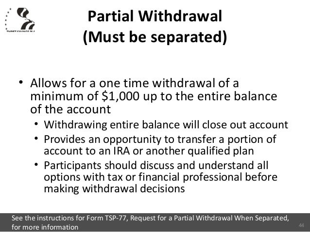 thrift savings plan review tsp 90 form
