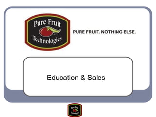 Education & Sales
 